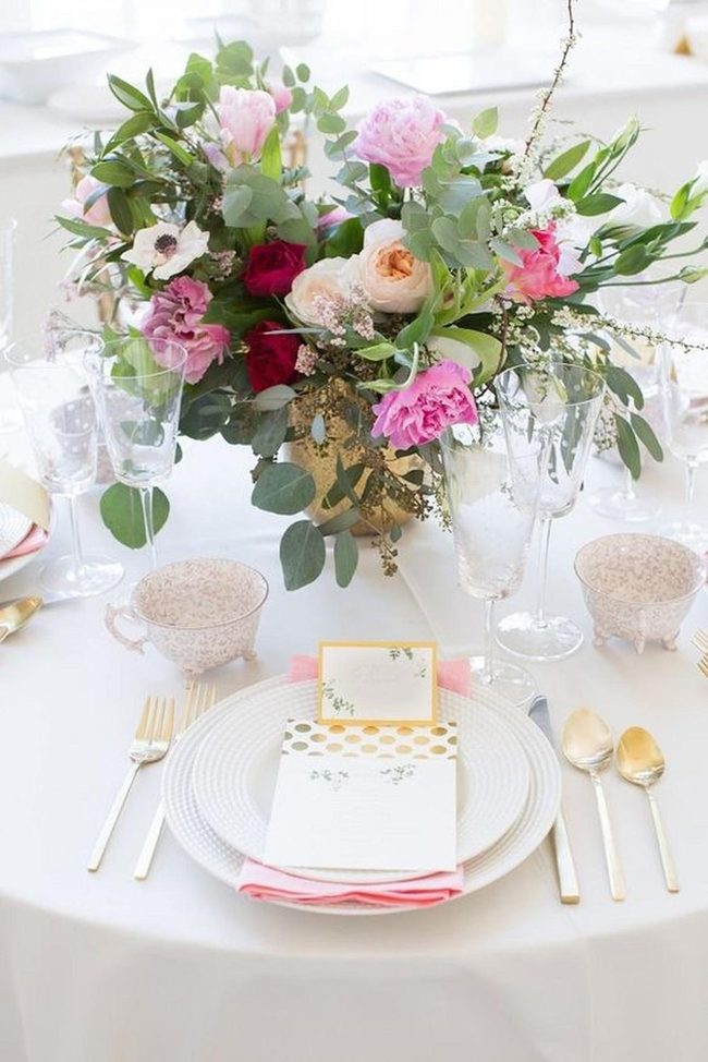 Fresh Florals, Sparkling Glass