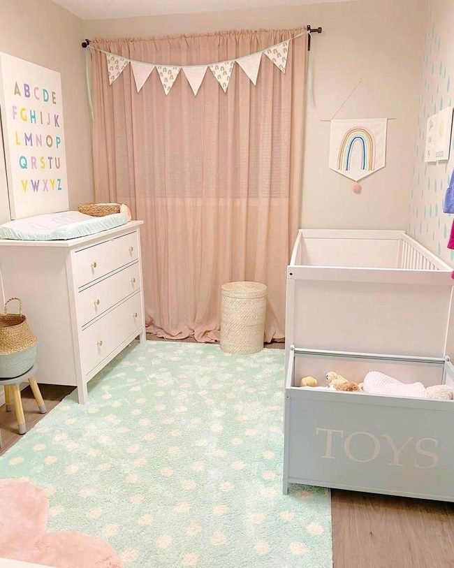 Mint Polka Dots Nursery