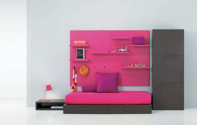 Pink Statement Bed Room