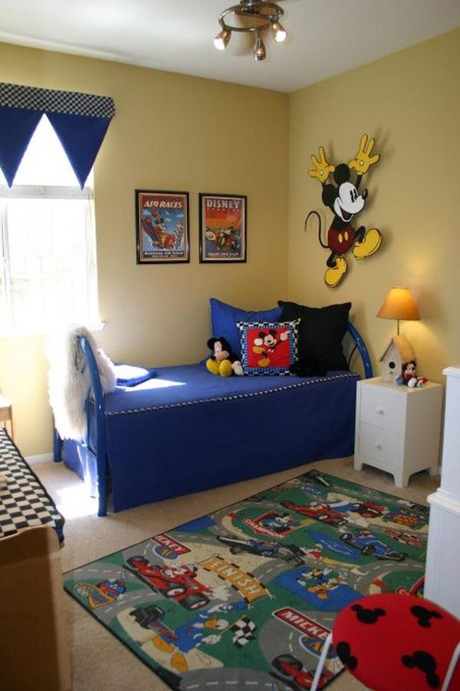 Yellow Walls, Blue Beds, Mickey Magic