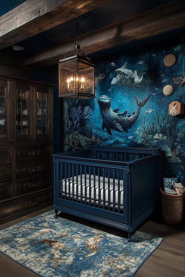 Deep Blue Ocean Nursery