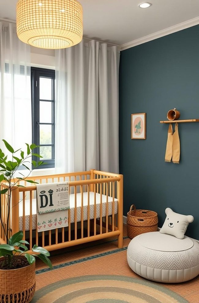 Japanese-Scandinavian Heritage Nursery Design