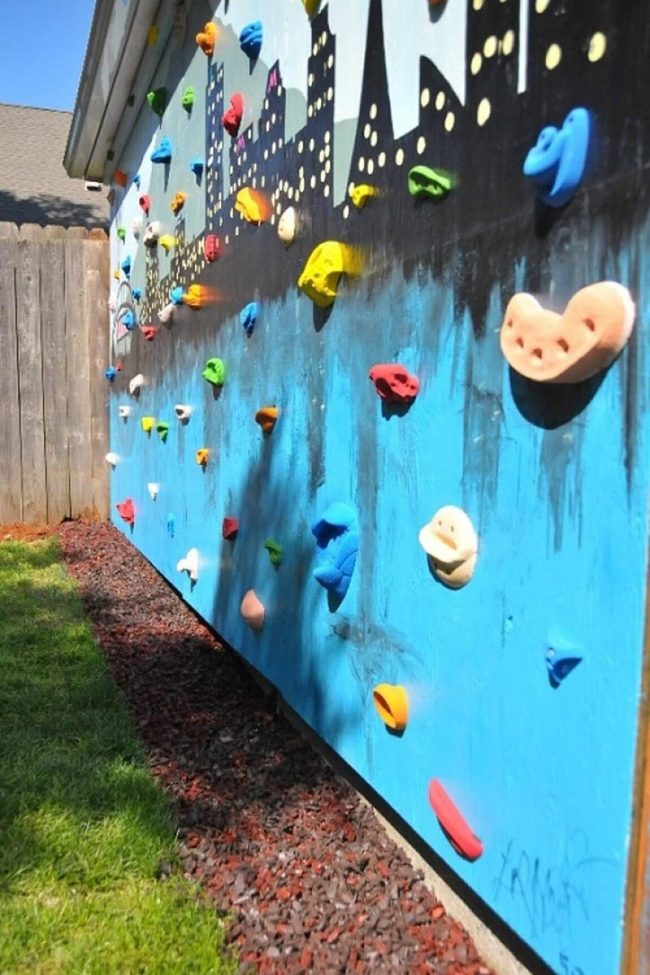 Colorful Climbing Wall Art