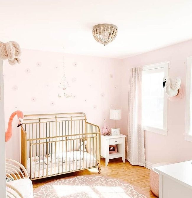 Pink Floral Nursery Glow