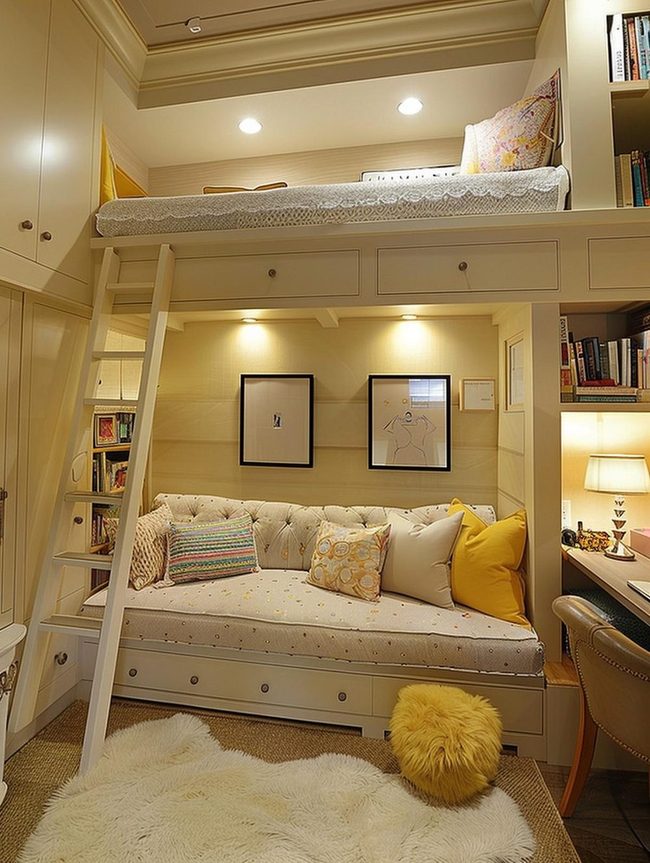 Multi-Zone Teen Room Organization