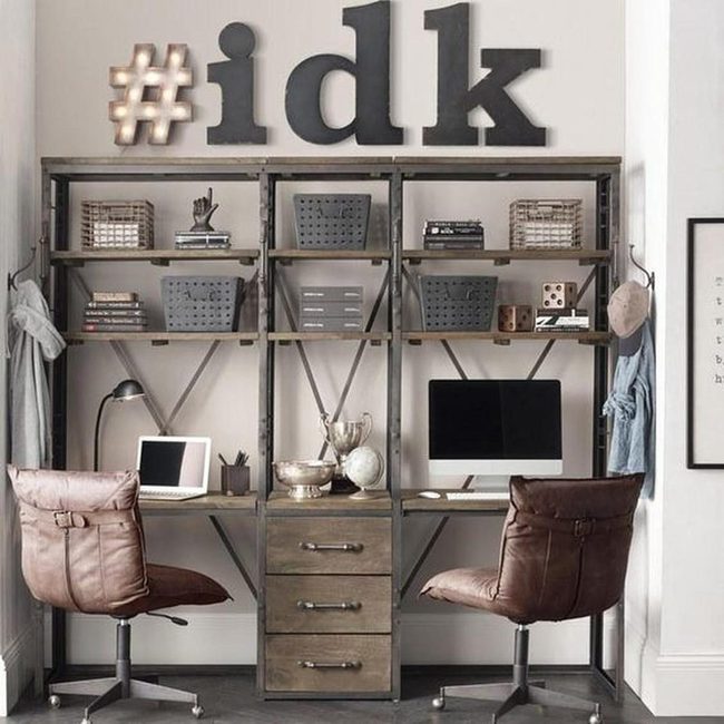 Black Letters Industrial Workspace