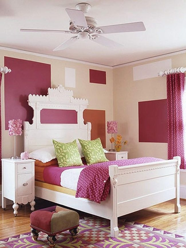 Pink And Green Bedroom Retreat