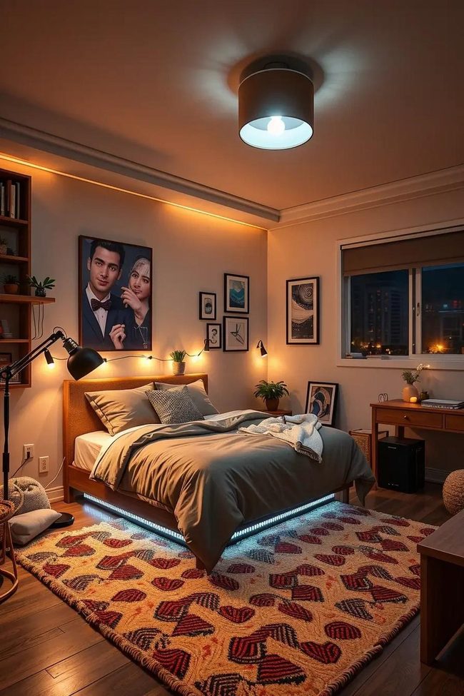 Multiple Glow Sources Transform Room Depth
