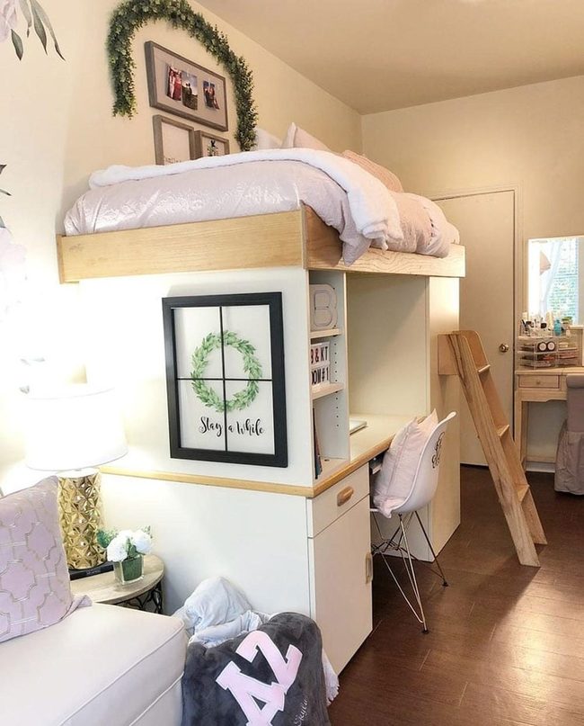 Lofted Bed Space Maximizer