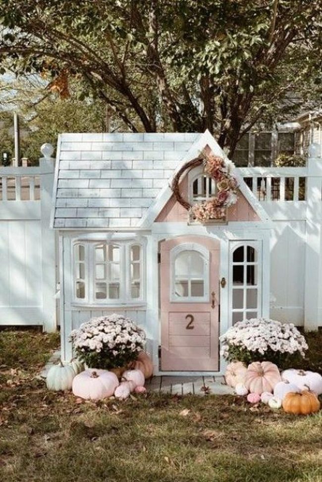 Pink Cottage Playhouse Dreams