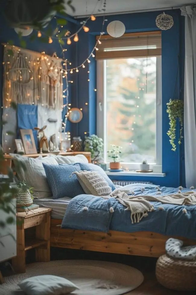 Deep Blue Relaxation Room
