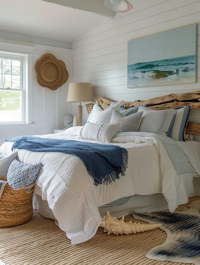 Sandy Blues and Driftwood Sleep Oasis