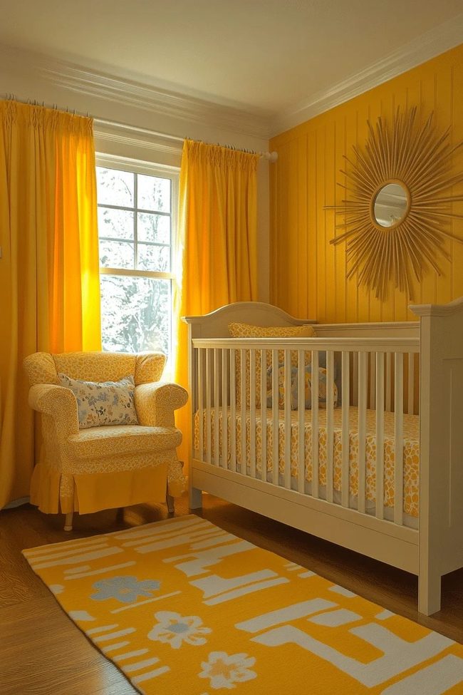 Sunny Yellow Nursery Happiness