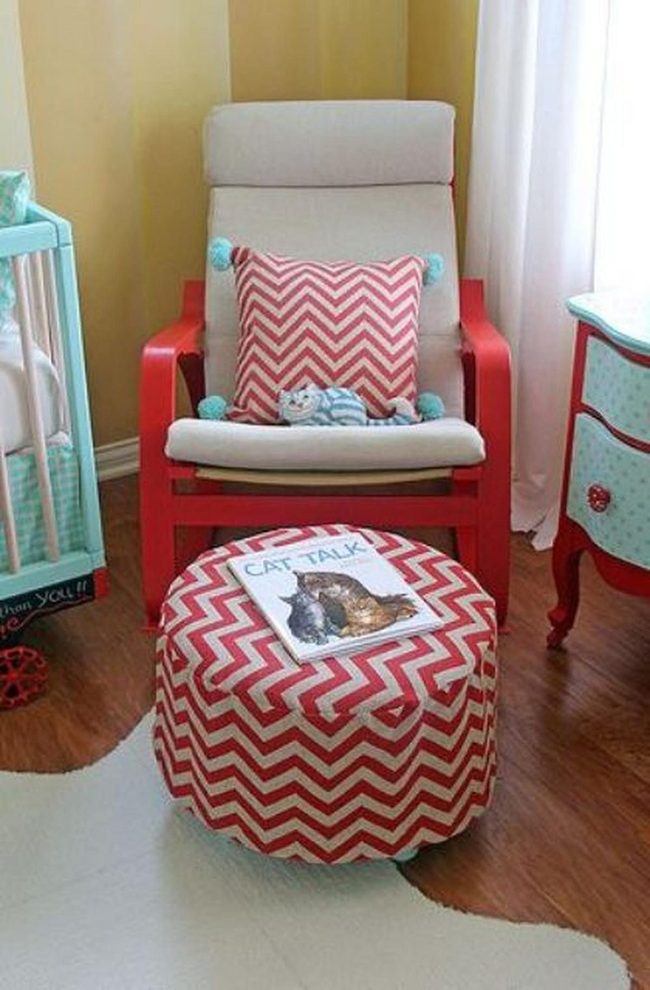 Red Chair Yellow Nursery