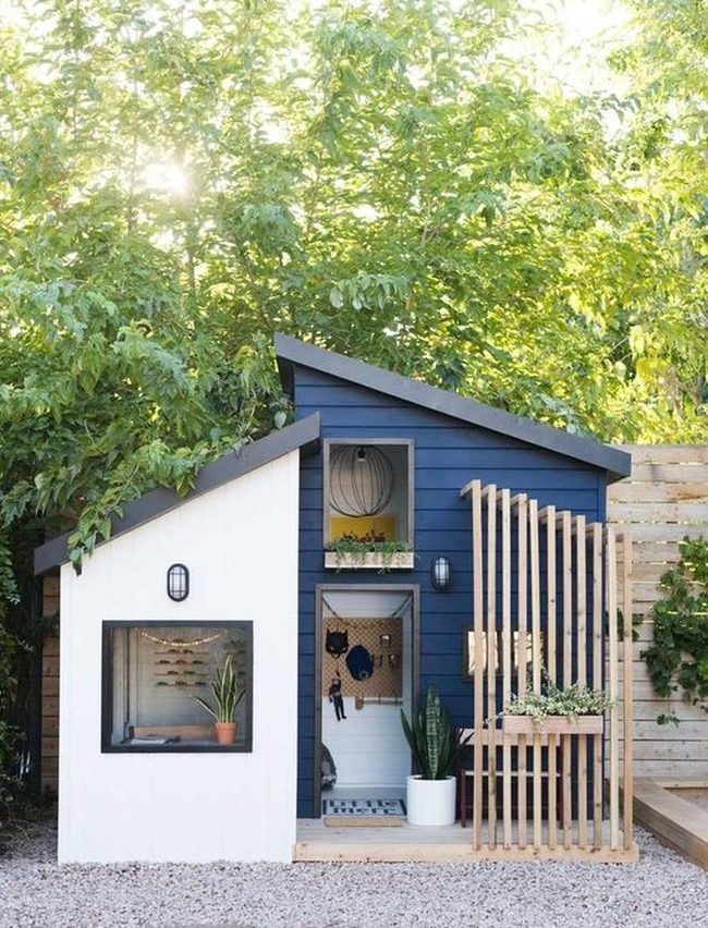 Navy Blue And White Modern Cottage