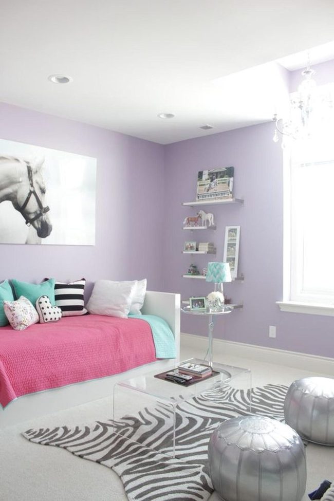 Lavender Walls, Zebra Patterns