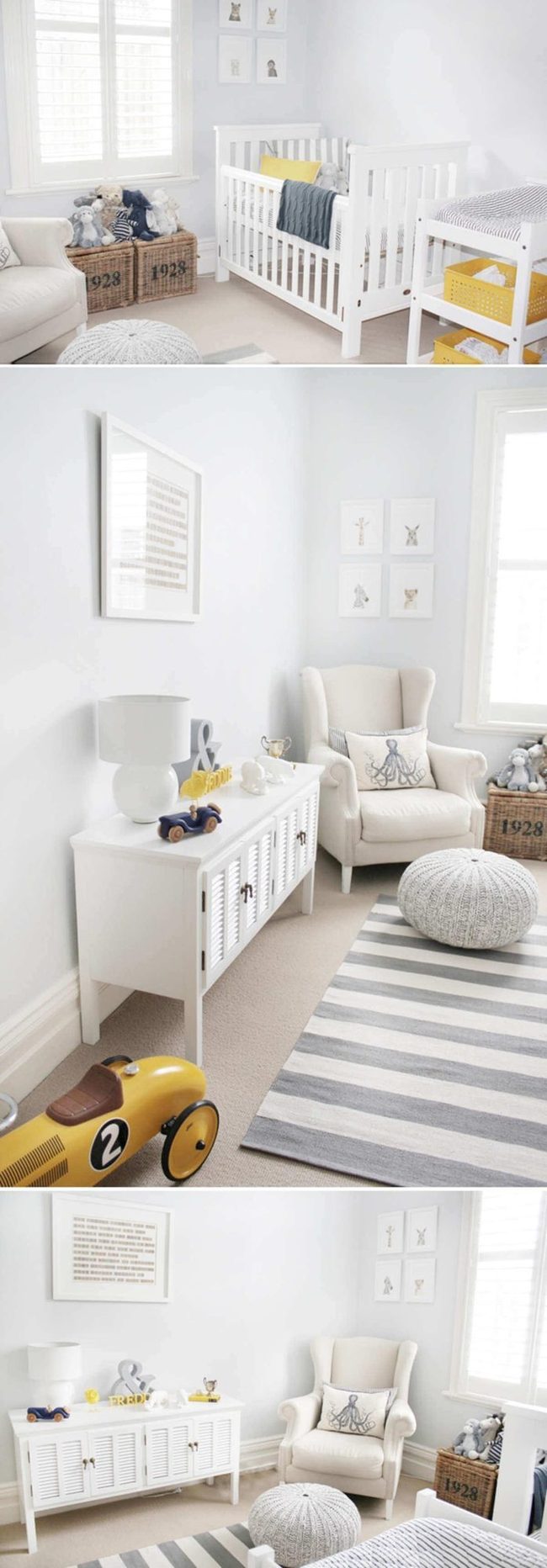 Yellow And Gray Nursery Balance