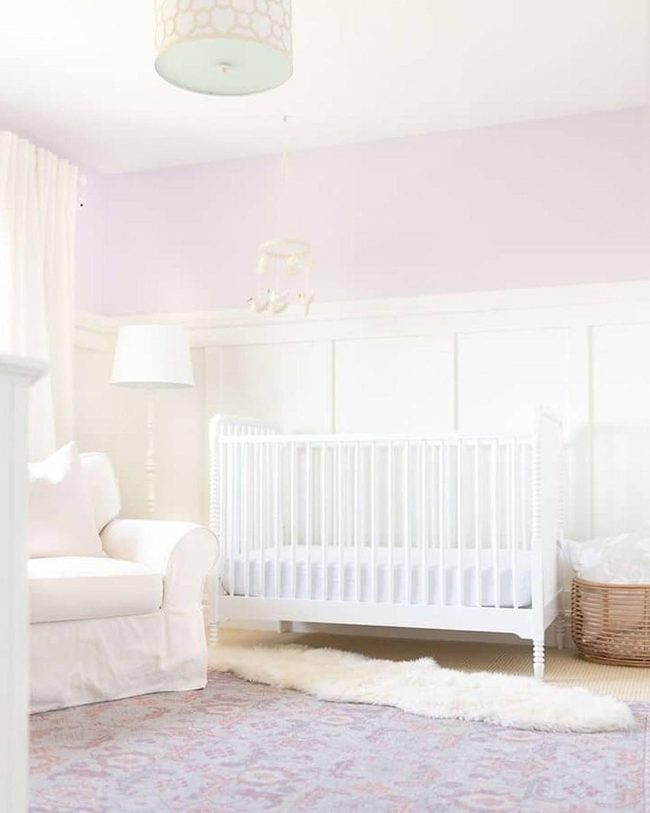 Lilac Walls, Calm Nursery