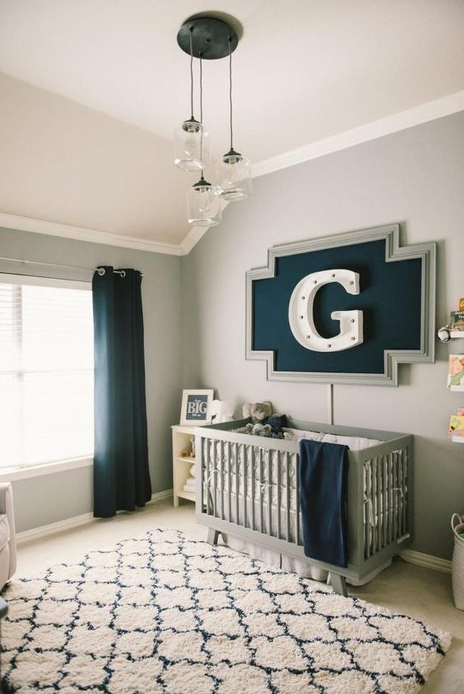 Gray And Navy Nursery Essentials