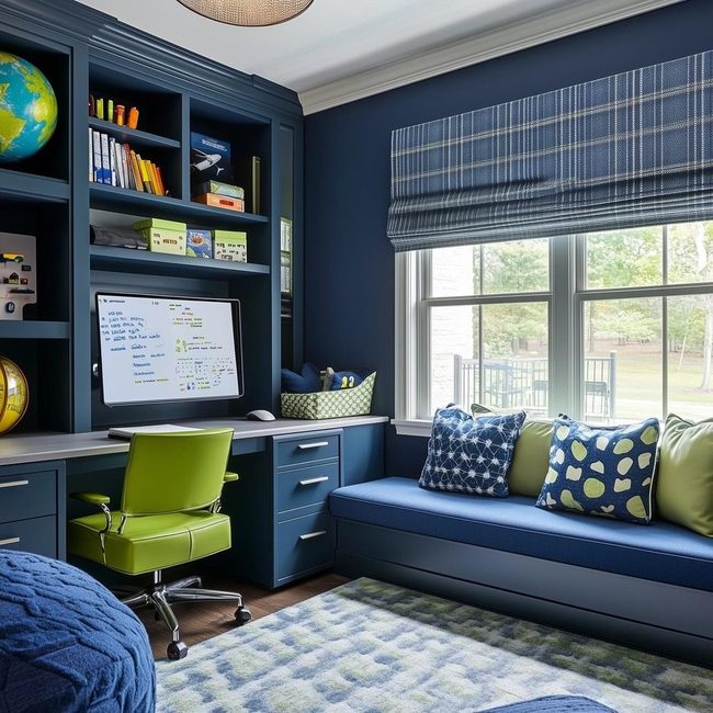 School-Age Boy'S Study Space