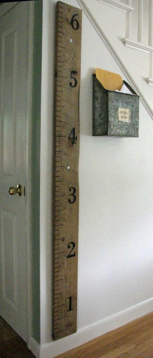 Wooden Animal Height Tracker