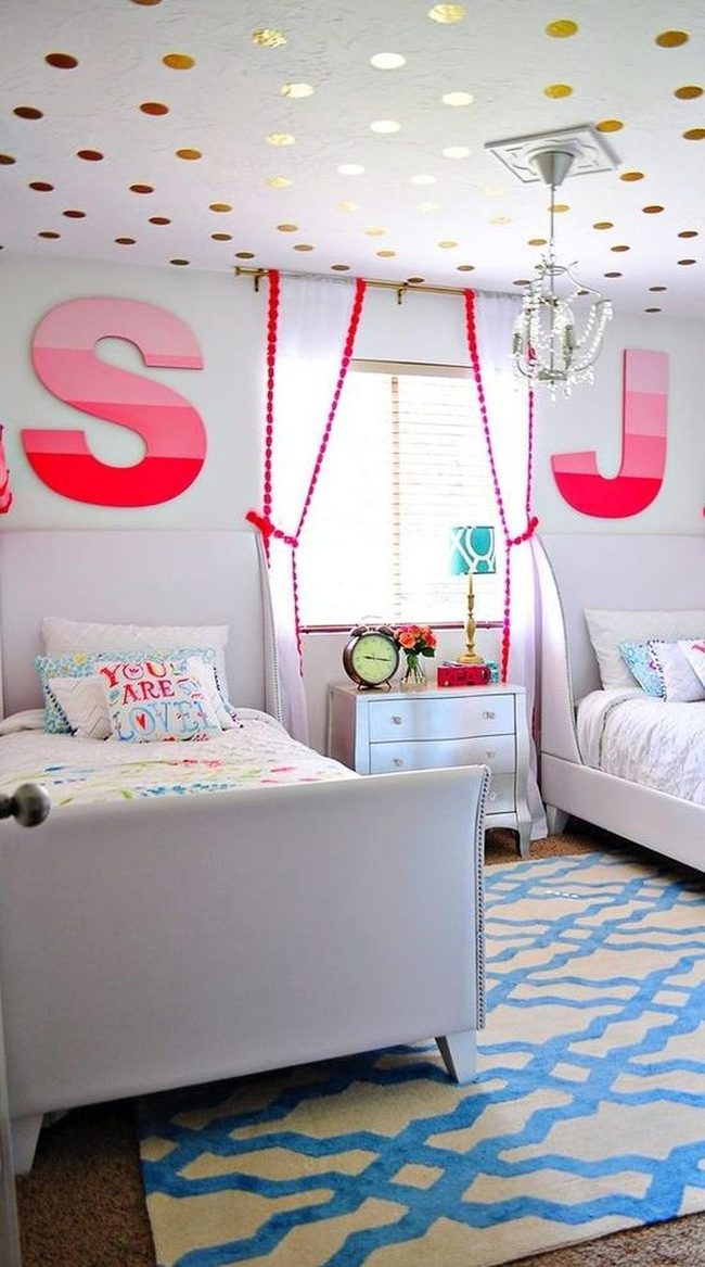 Pink Letter Bedroom Bliss