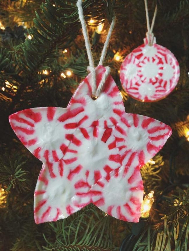 Peppermint Candy Ornaments Spiced