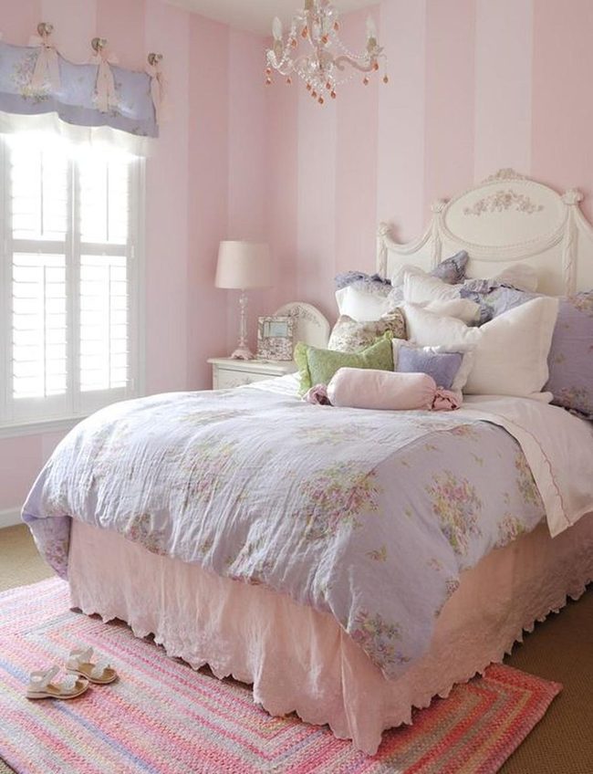Pink Striped Walls, Crystal Light