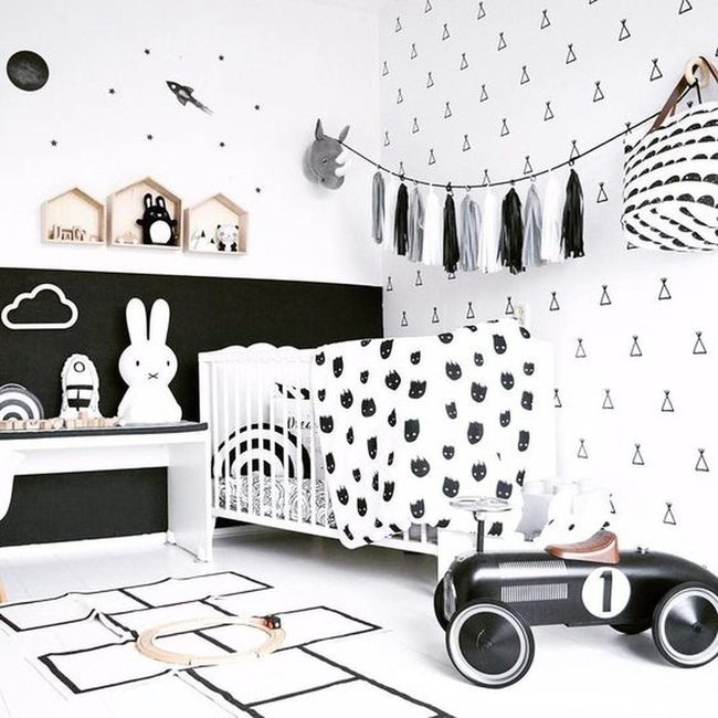 Monochrome Cat Nursery Basics
