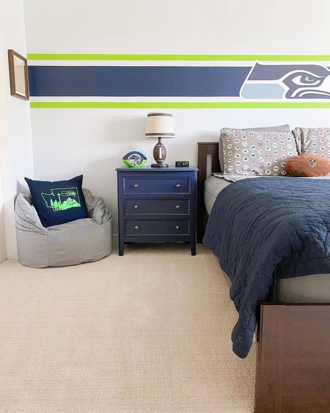 Gray Bean Bag Sports Haven
