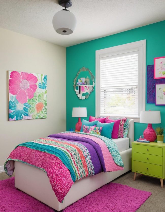 Multicolor Energy Dorm Makeover