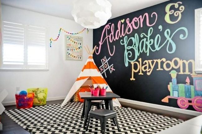 Orange Striped Teepee Hideaway