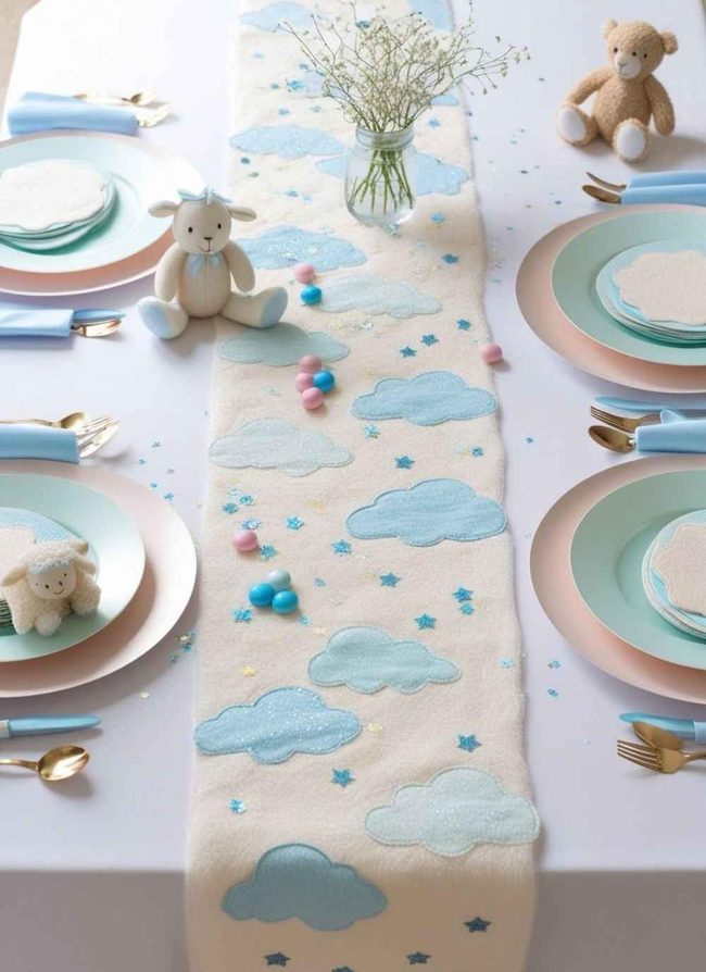 Patterned Linen Runners Transform Tables