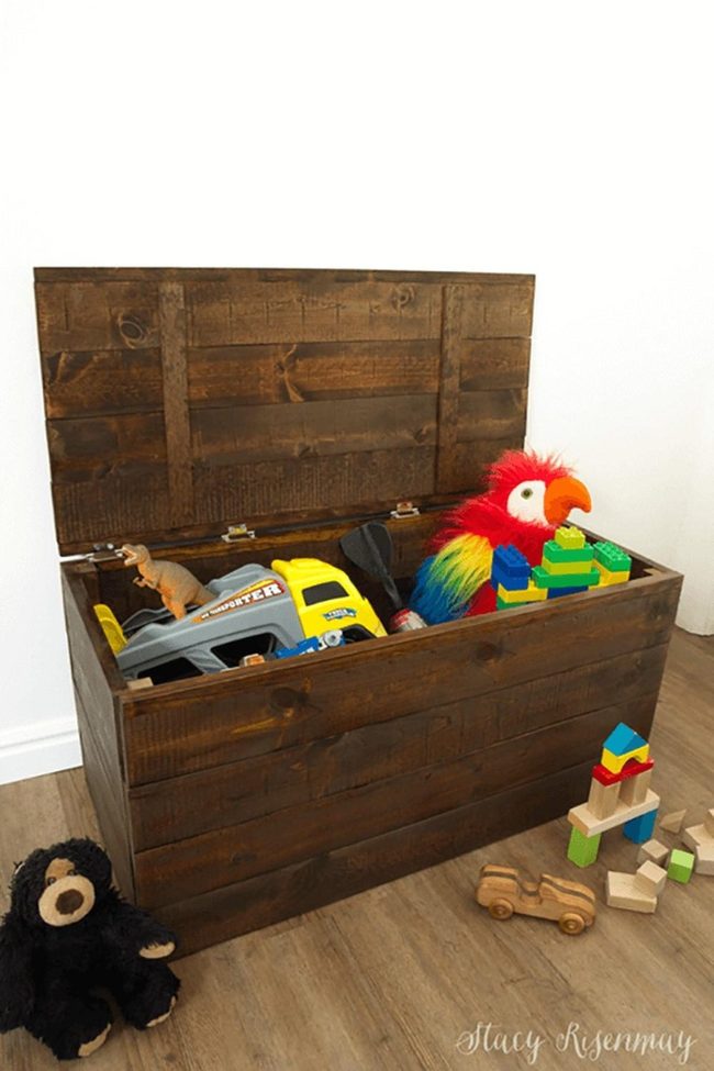 Wooden Crate Toy Storage