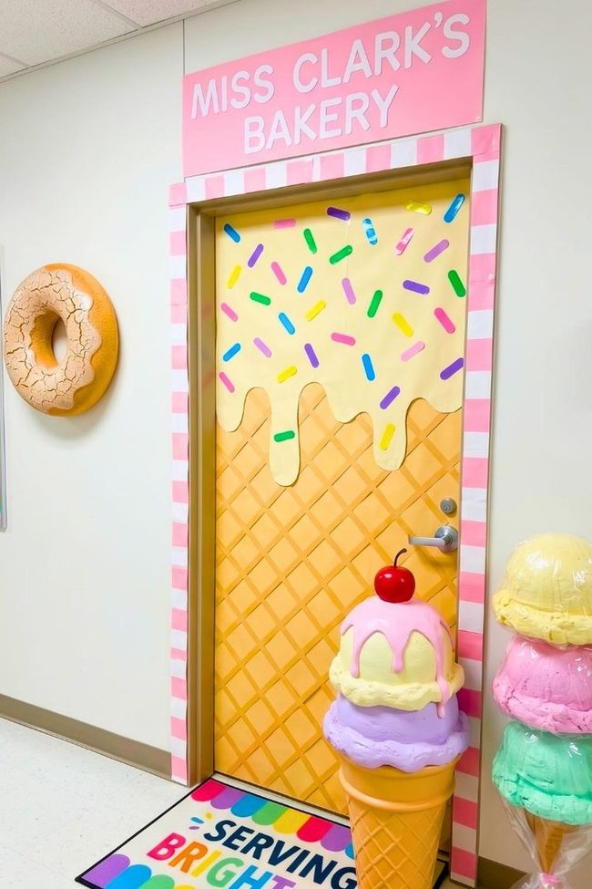 Cartoon Safari Ice Cream Hallway