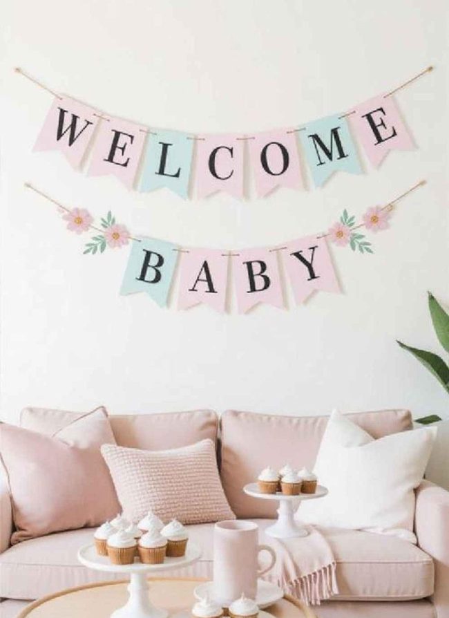 Personalized Baby Name Banner