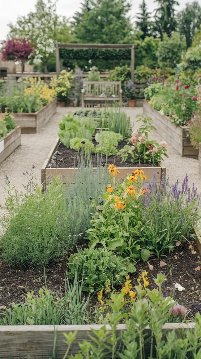 Raised Beds Burst With Color