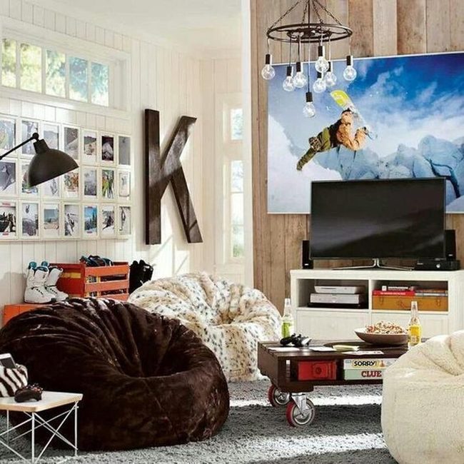 Gray Carpet Game Room Oasis