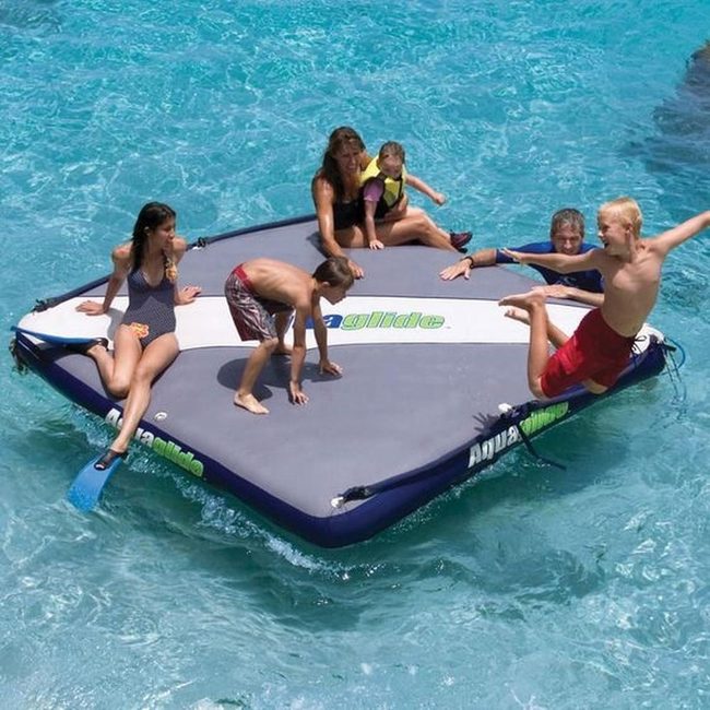 Blue Floating Platform Paradise