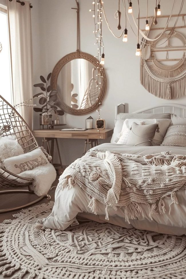 Natural Fiber Bohemian Retreat