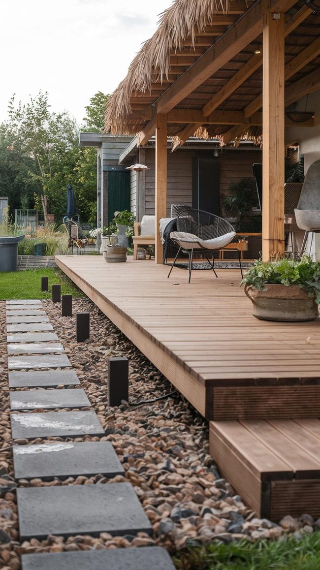 Recycled Grain Deck, Pure Rainwater