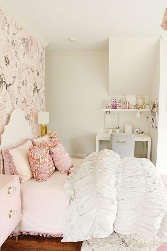 Pink Floral Bedroom Sanctuary
