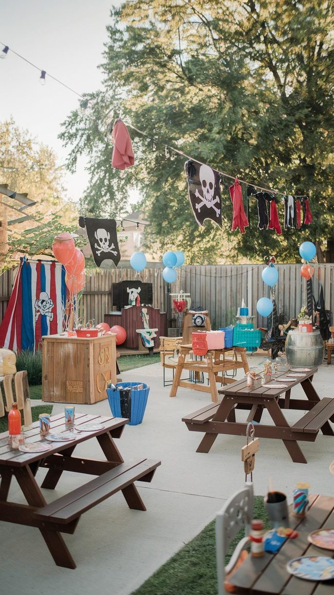 Themed Exterior Birthday Stations