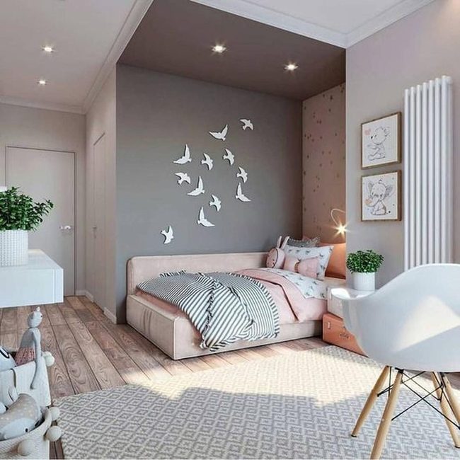 Floating Birds, Pink Serenity