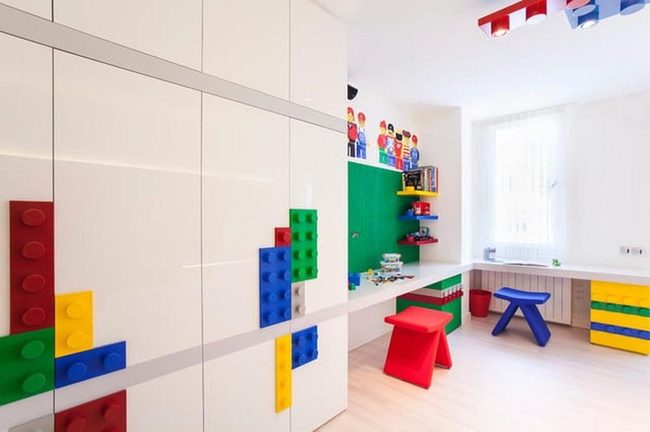 Primary Color Lego Bedroom