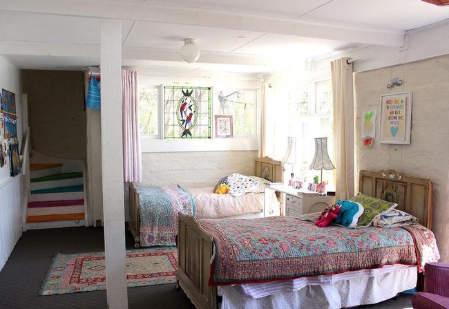 Quilted Beds, Stained Glass Glow