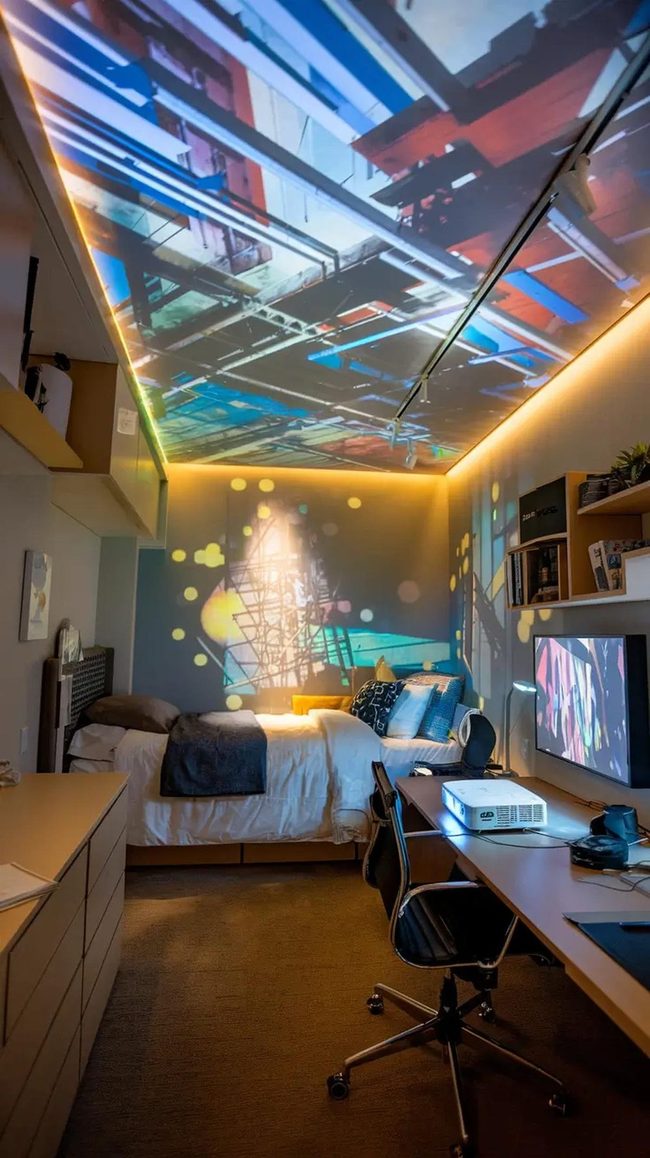 Projection Mapped Animated Ceilings