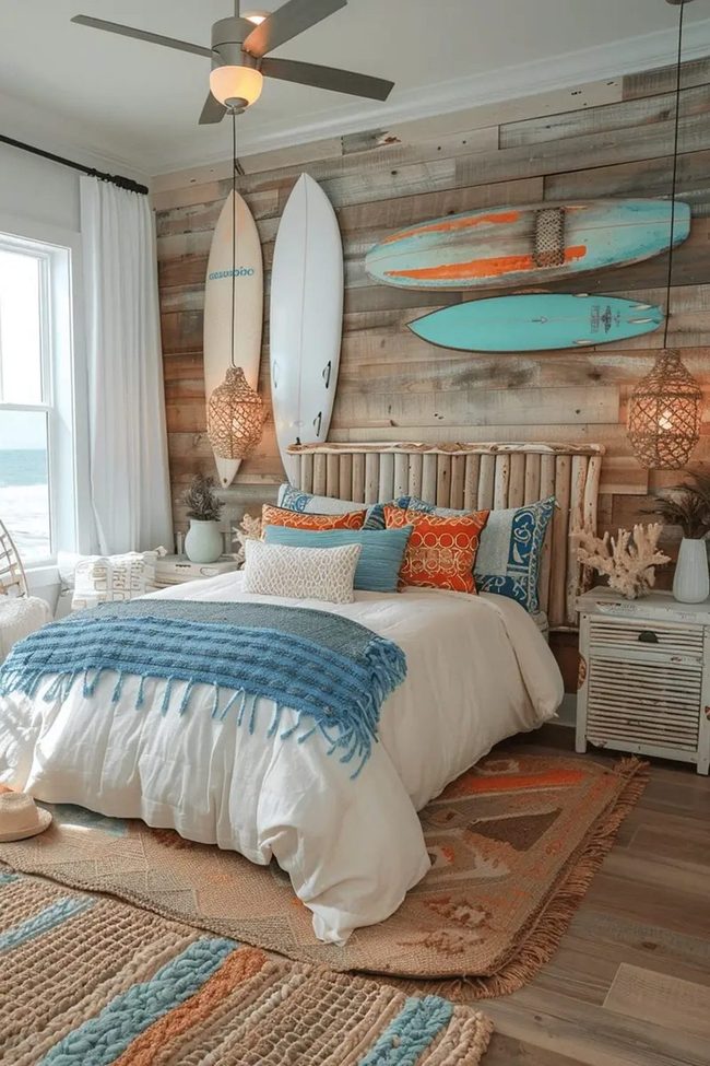 Reclaimed Wood Meets Aqua Shores