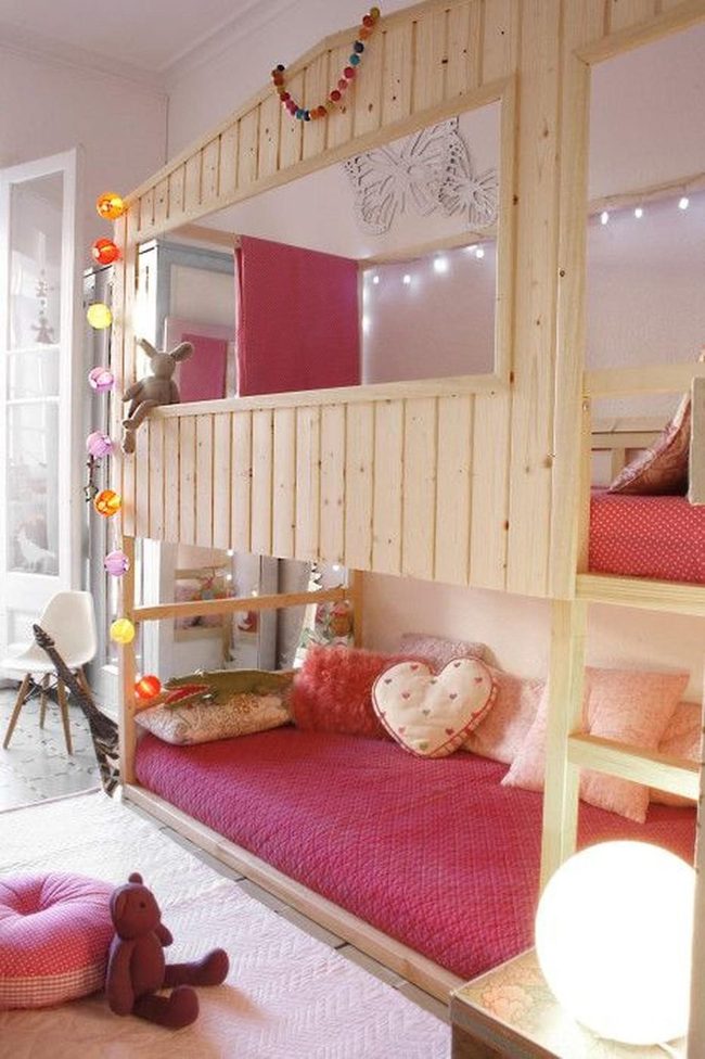 Pink House Bunk Bed Dreams