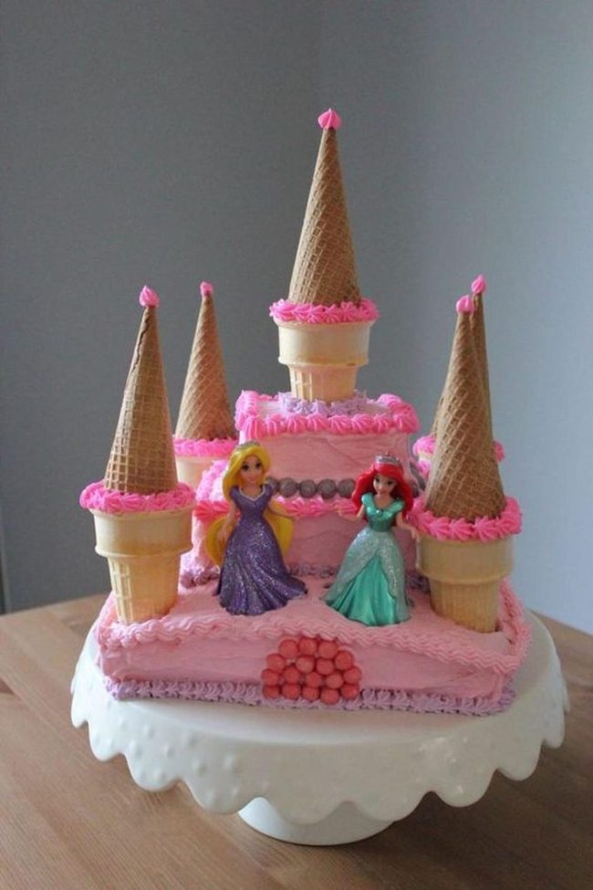 Pink Frosting Princess Castle